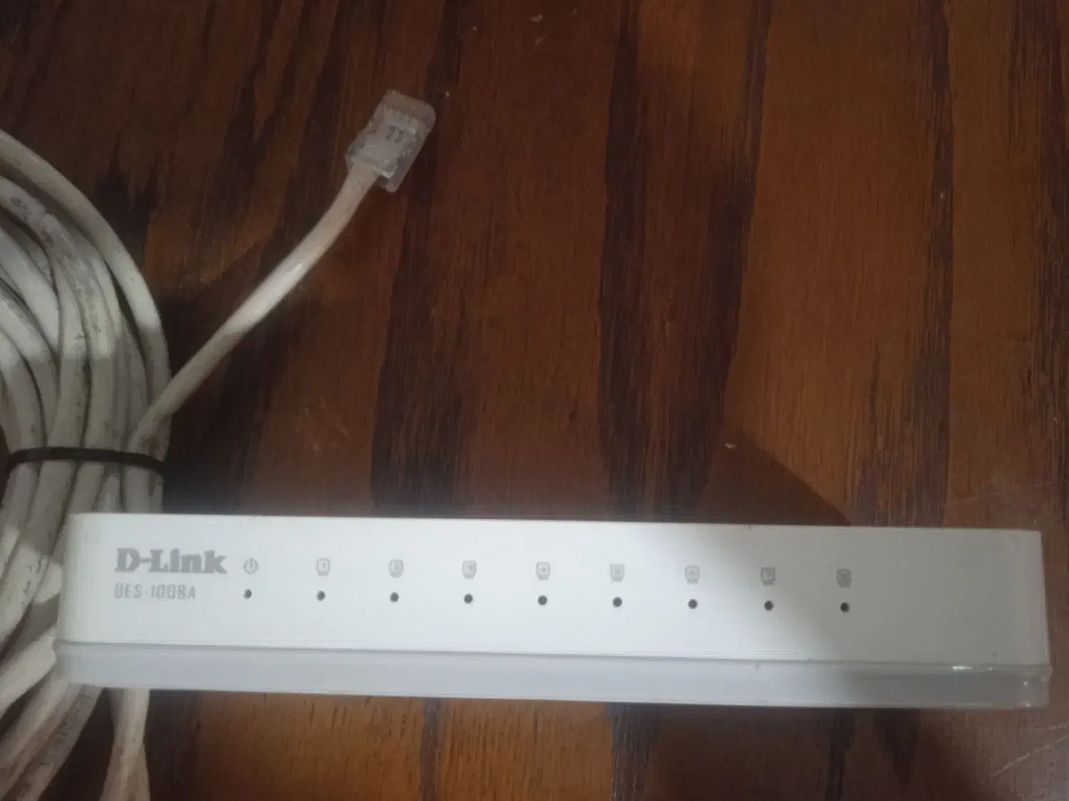 سویچ ۸پورت وکابل ۱۰متری لن|مودم و تجهیزات شبکه|تهران, ظفر|دیوار