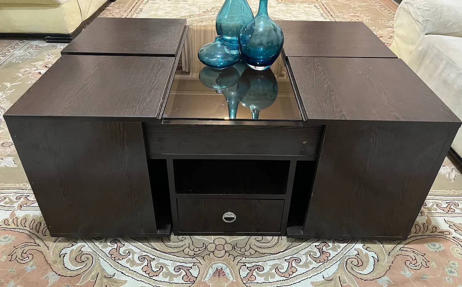 مبل ۷ نفره+میز به همراه۴عسلی+میزغذاخوری۴نفره|مبلمان خانگی و میز عسلی|قائم‌شهر, |دیوار