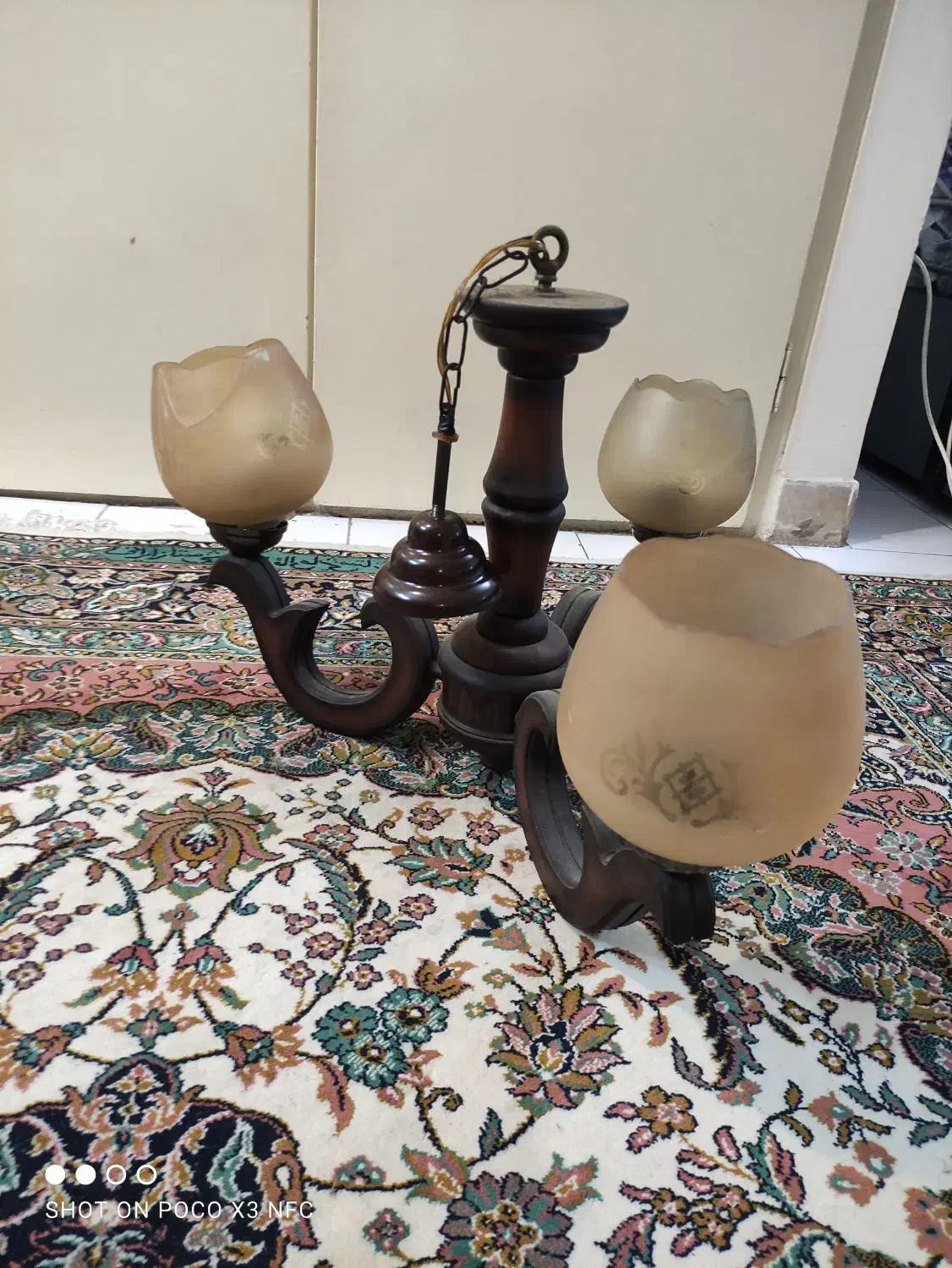 2عدد لوستر  3شاخه باهم|لوستر و چراغ آویز|تهران, اوقاف|دیوار