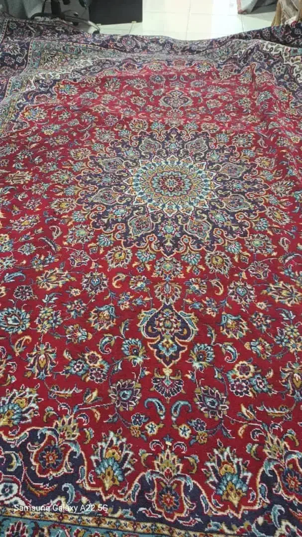 فرش۱۲ متری دست باف کاشان یا نجف ابادسالم|فرش|نطنز, |دیوار