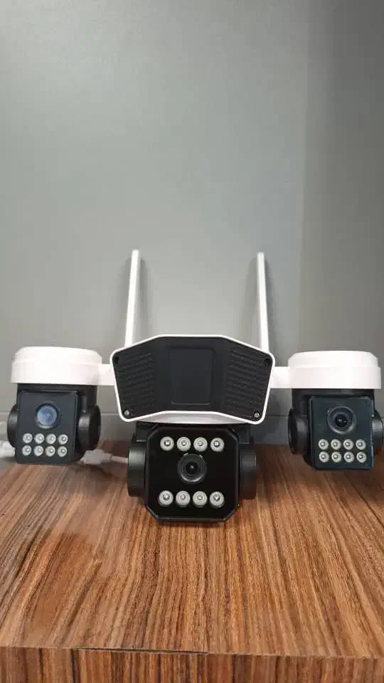 ۳ لنز سیم کارتی چرخشی|دوربین مداربسته|قرچک, زیبا شهر|دیوار