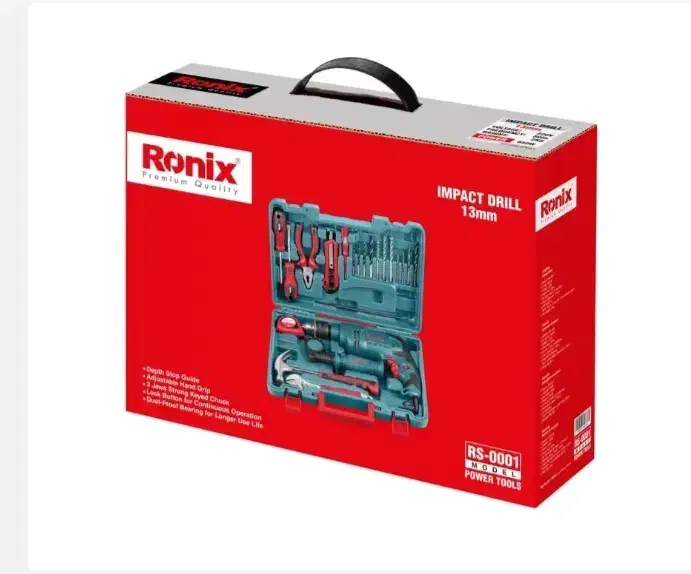 کیت دریل ۱۳ چکشی رونیکس|ابزارآلات|قم, هنرستان|دیوار