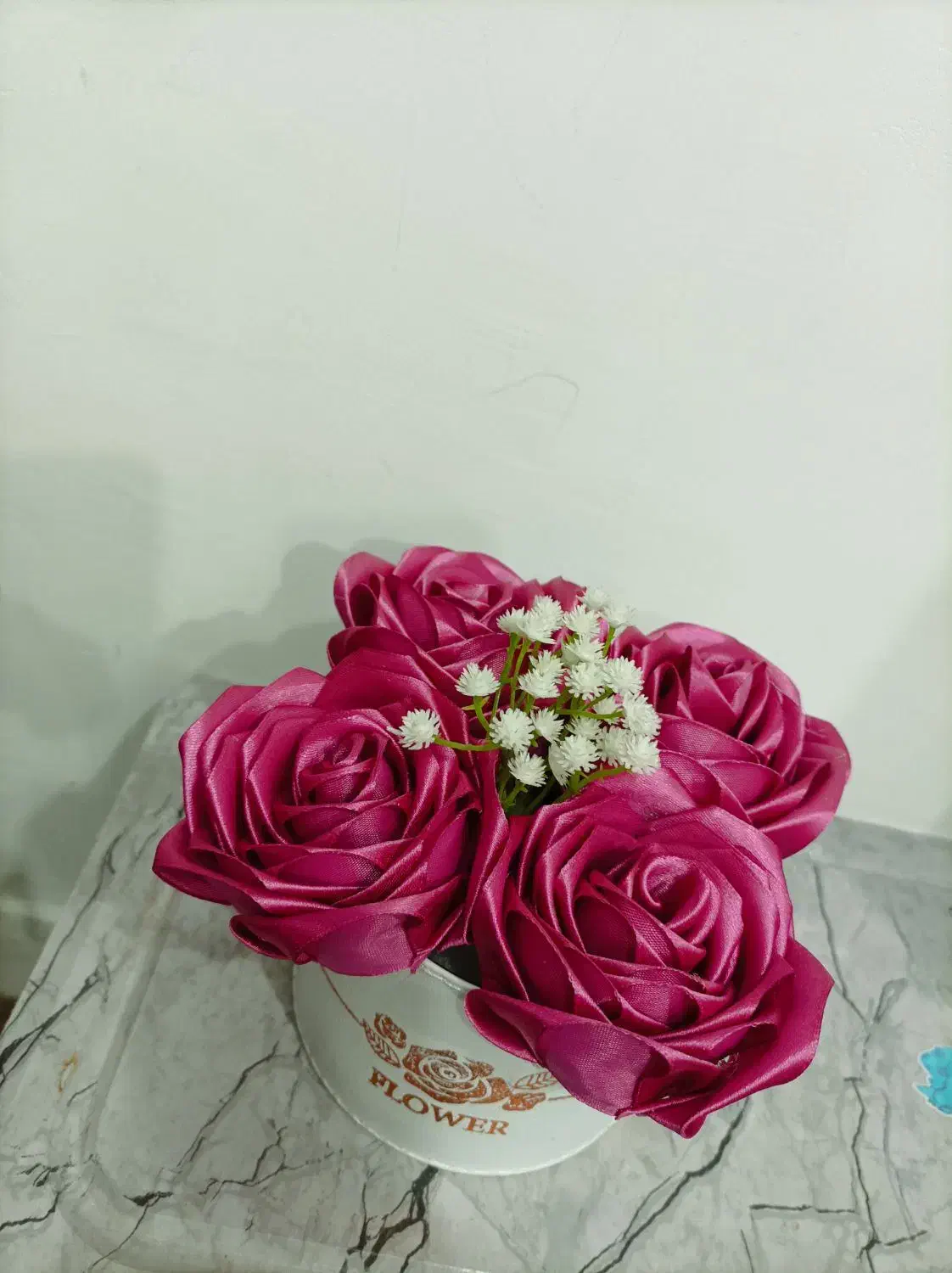 باکس گل ۴ شاخه ای|گل مصنوعی|مریوان, |دیوار