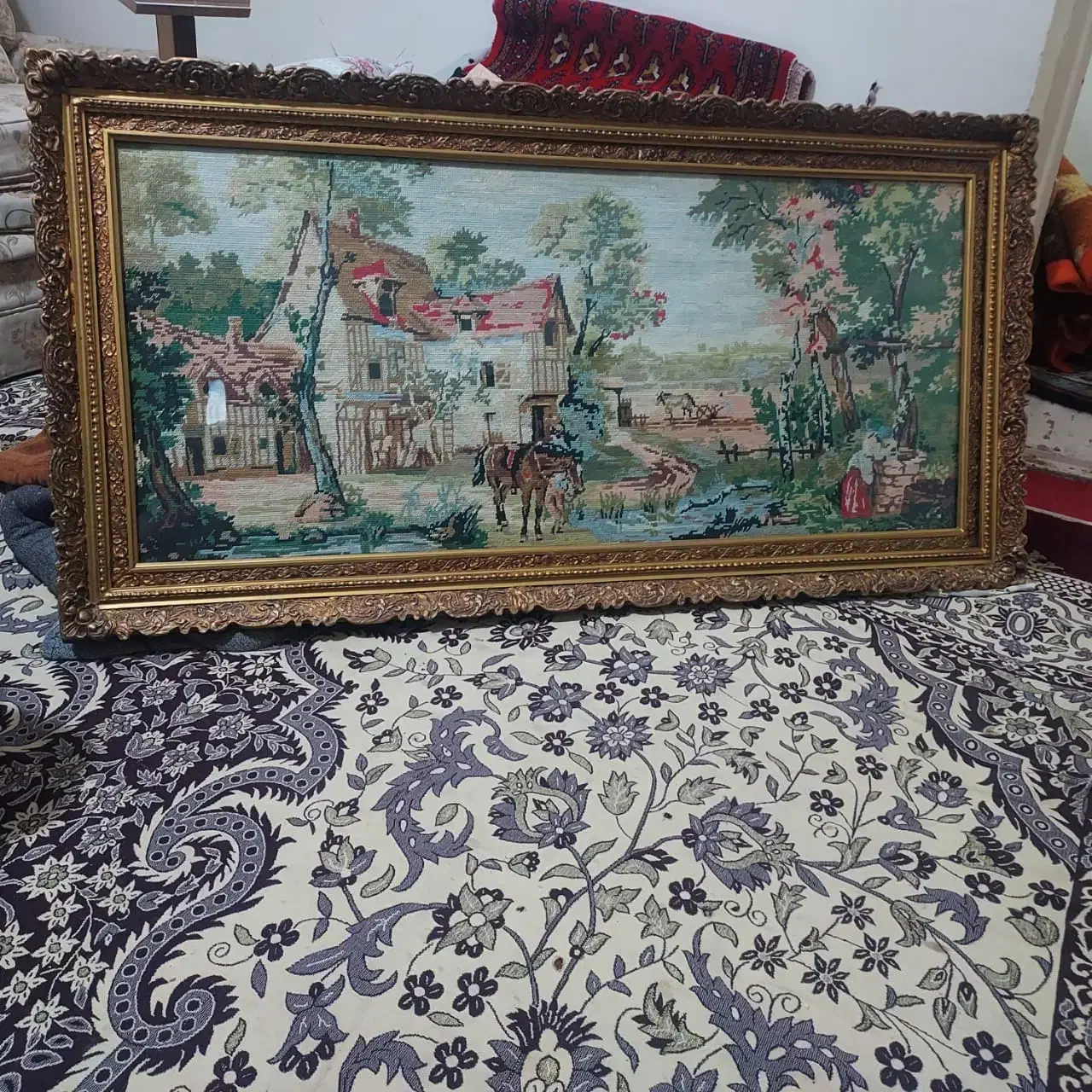 تابلو کوبلن|تابلو، نقاشی، عکس|کرج, ساسانی (قلمستان)|دیوار