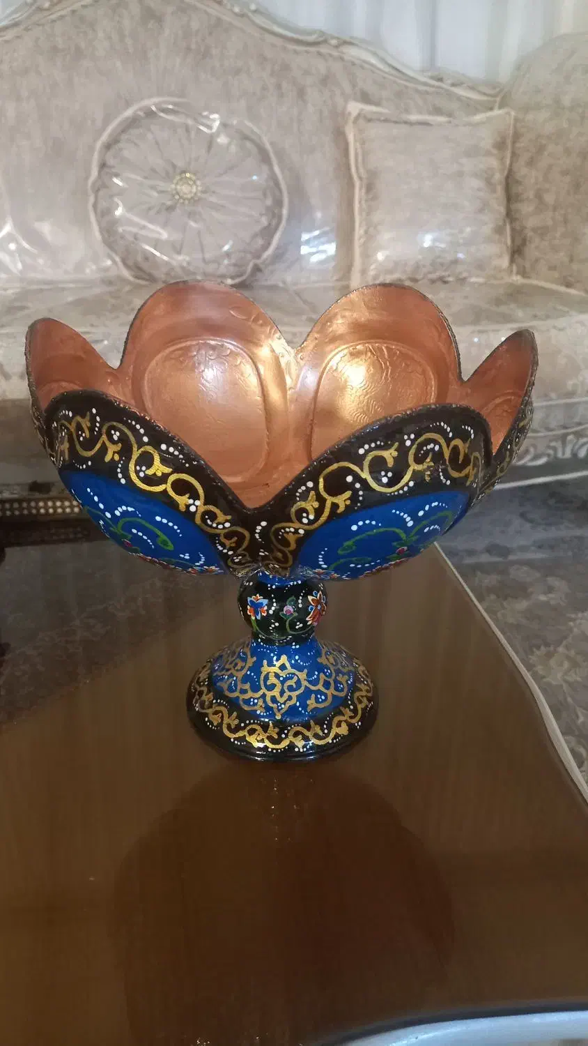 ظرف مسی|صنایع دستی و سایر لوازم تزئینی|اصفهان, بوزان|دیوار