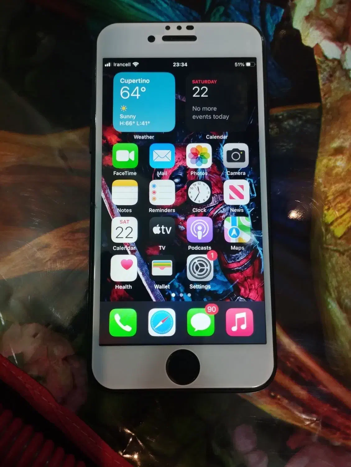 اپل 7درحد نو 1778بدون ایرادسالم بدون خط وخش  ۱۲۸ گ|موبایل|تهران, جلیلی|دیوار