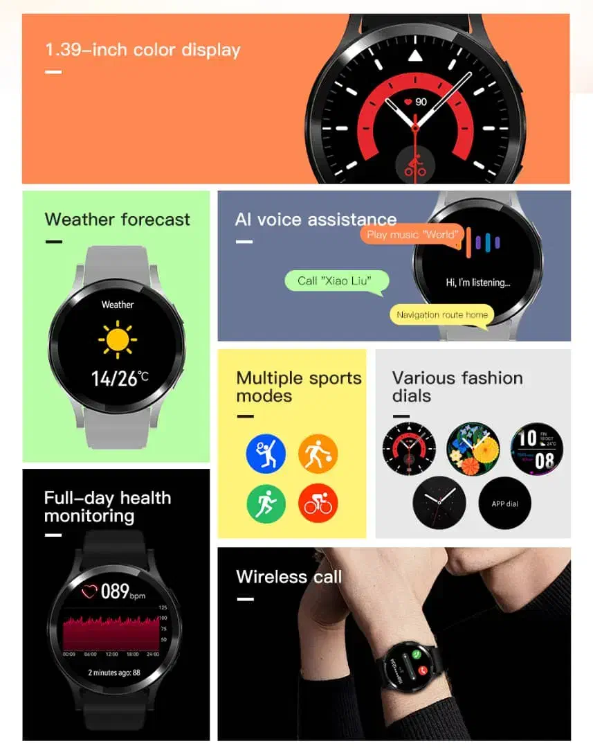 ساعت هوشمند اسمارت واتچf8 smart watchآکبندتک تعداد|ساعت|تهران, میدان ولیعصر|دیوار