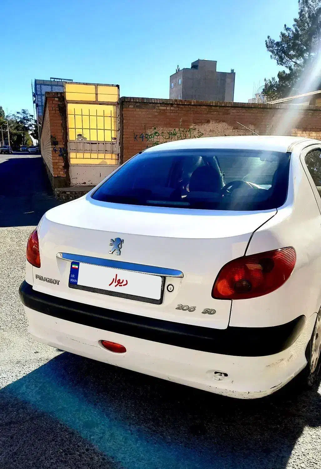 206 SD V8 مدل ۹۵|خودرو سواری و وانت|بیرجند, |دیوار