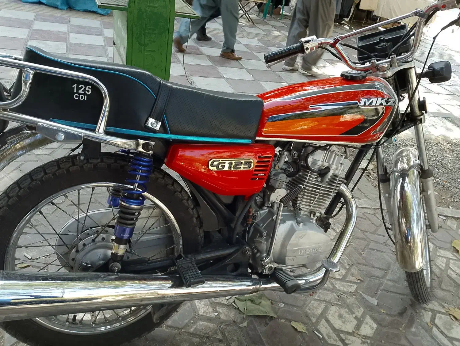 موتور مزایده استارتی خشک|موتورسیکلت|مریوان, |دیوار