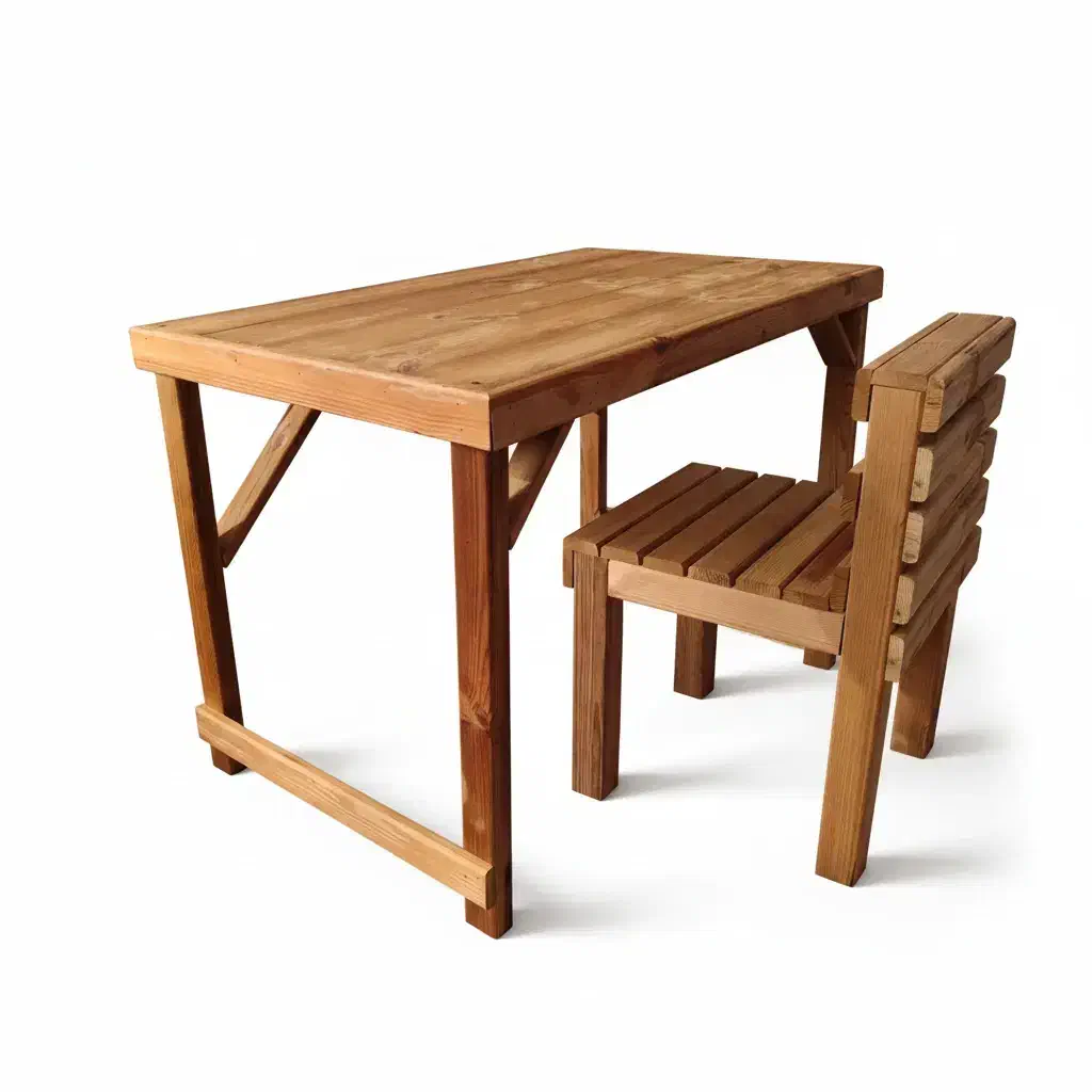 میز و صندلی چوبی تحریر بچه|اسباب و اثاث بچه|آمل, |دیوار