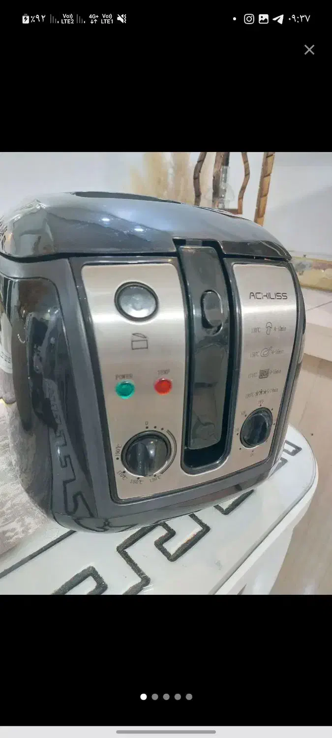 سرخ کن برند اکلیس ۱بار استفاده شده|اجاق گاز و لوازم برقی پختوپز|تربتحیدریه, آغوی|دیوار