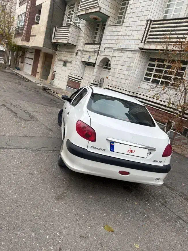 ۲۰۶ اس دی بدون رنگ|خودرو سواری و وانت|ارومیه, |دیوار