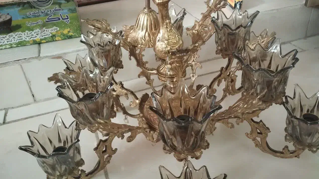 لوستر برنز|لوستر و چراغ آویز|الیگودرز, |دیوار