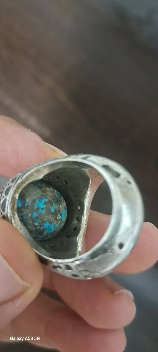 انگشتر نقره فیروزه|بدلیجات|خرم‌آباد, |دیوار