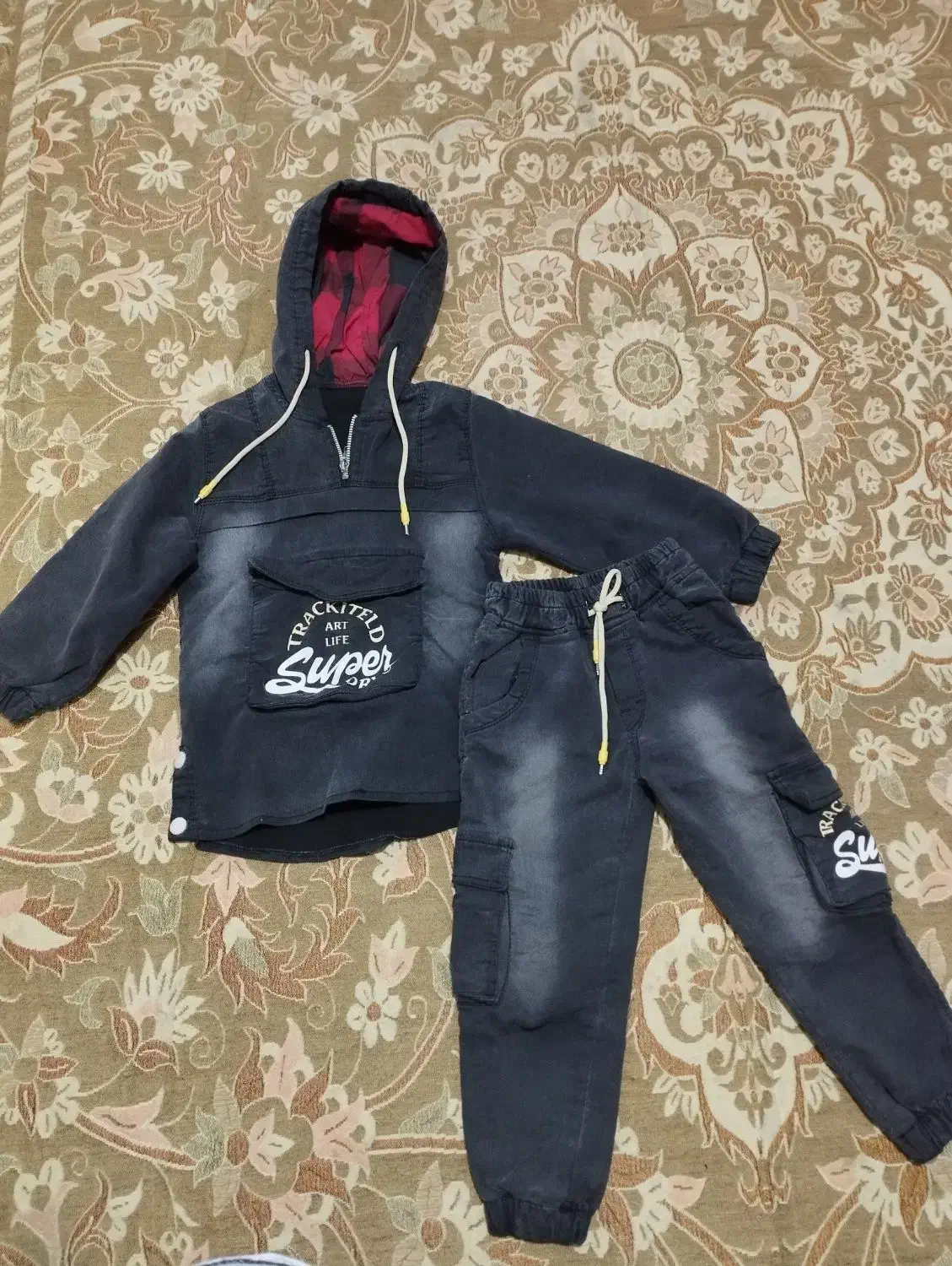 هودی شلوار جنس کتان لی|کفش و لباس بچه|اسفراین, |دیوار