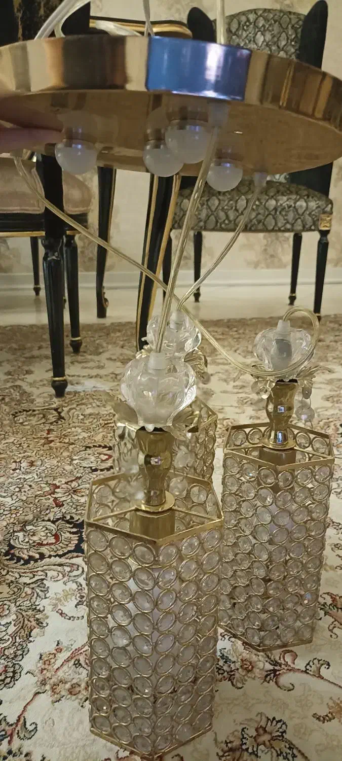 لوستر|لوستر و چراغ آویز|شهر ری, حمزهآباد|دیوار