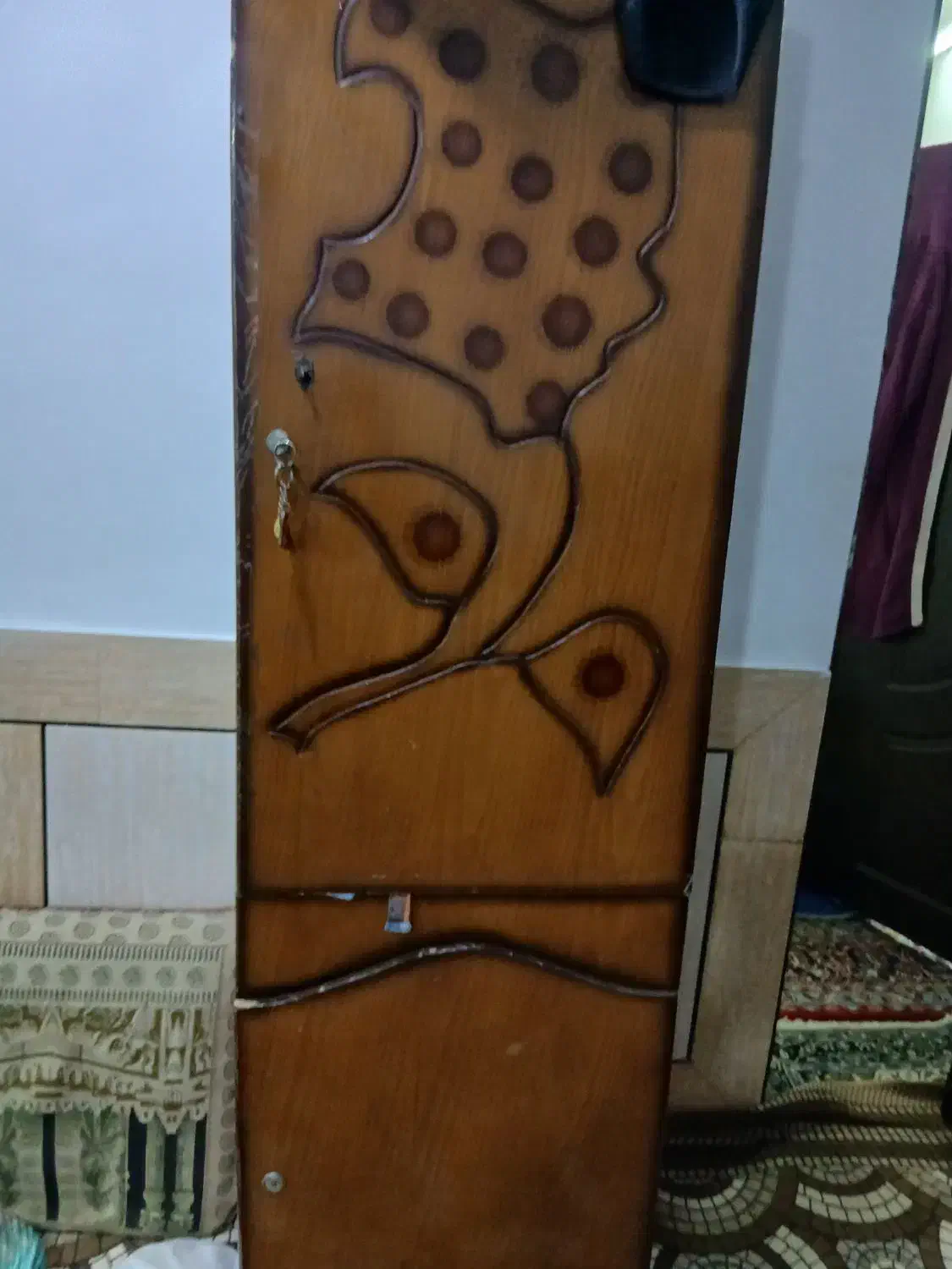 کمد چوبی|جاکفشی، کمد، دراور|شوشتر, |دیوار