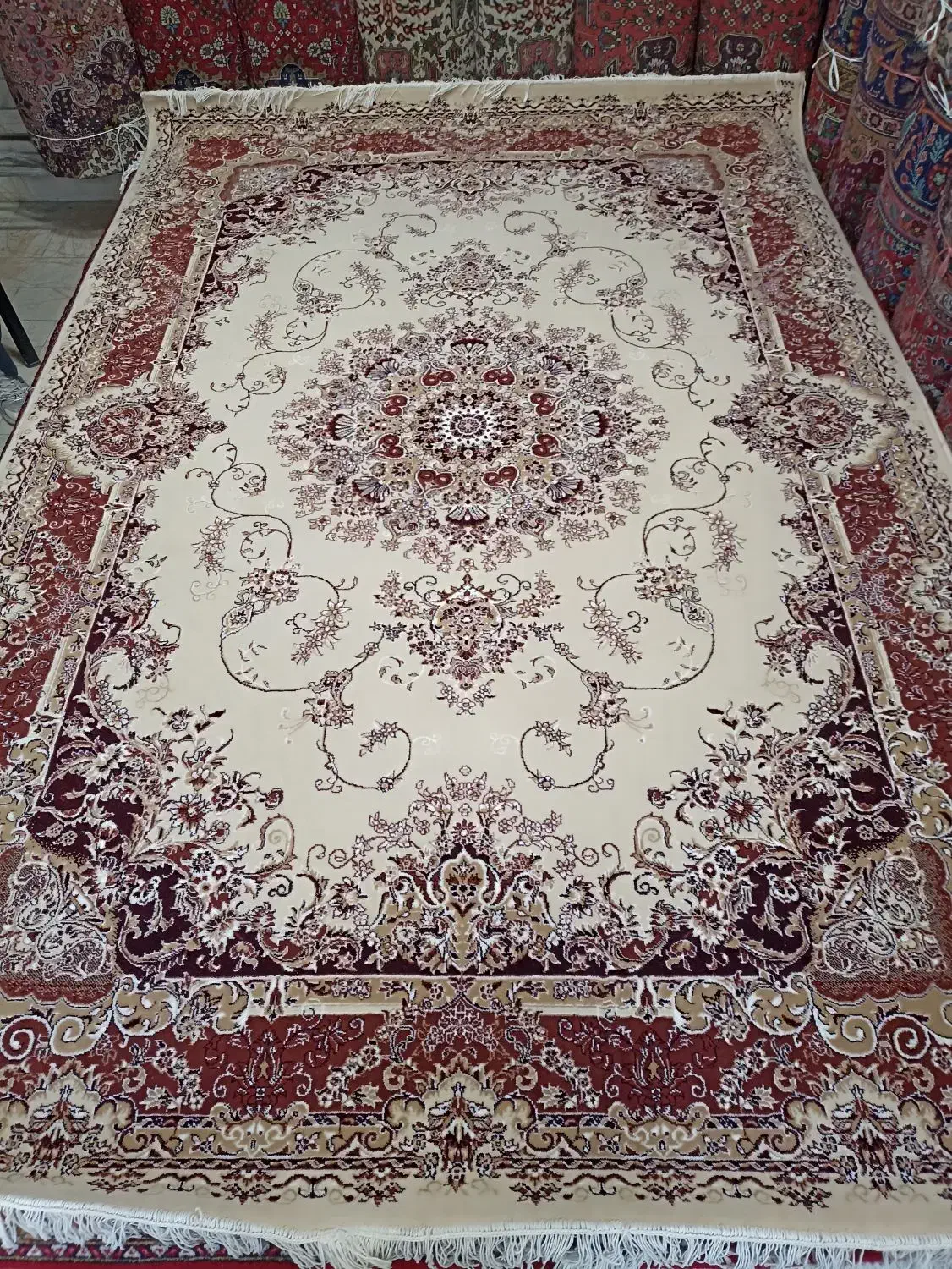 جفت6متری اصل500شانه(نو)|فرش|خوی, |دیوار
