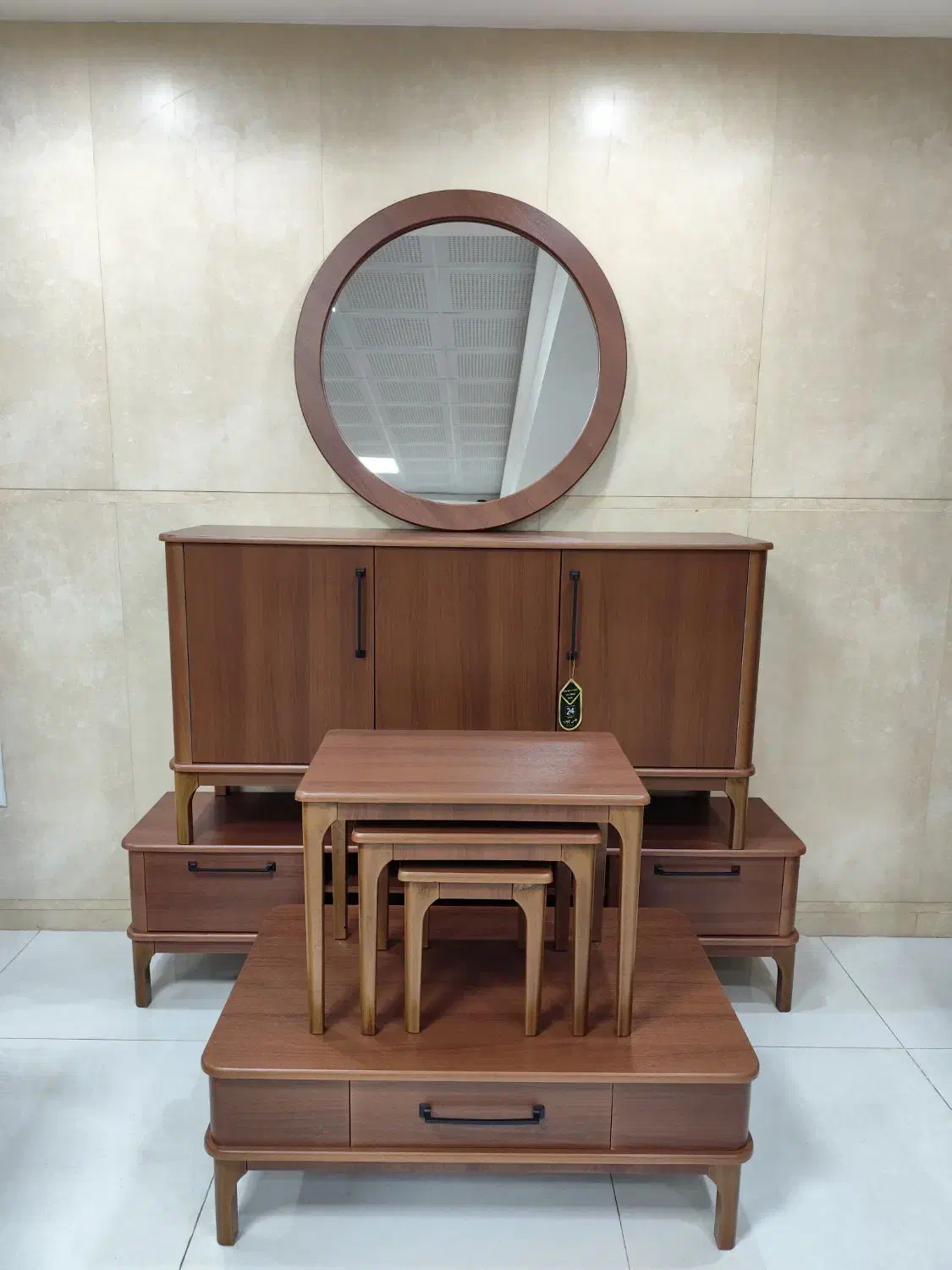 آینه کنسول.میز جلو مبلی.میز تلویزیون مدل آیسان|میز تلویزیون|یزد, |دیوار