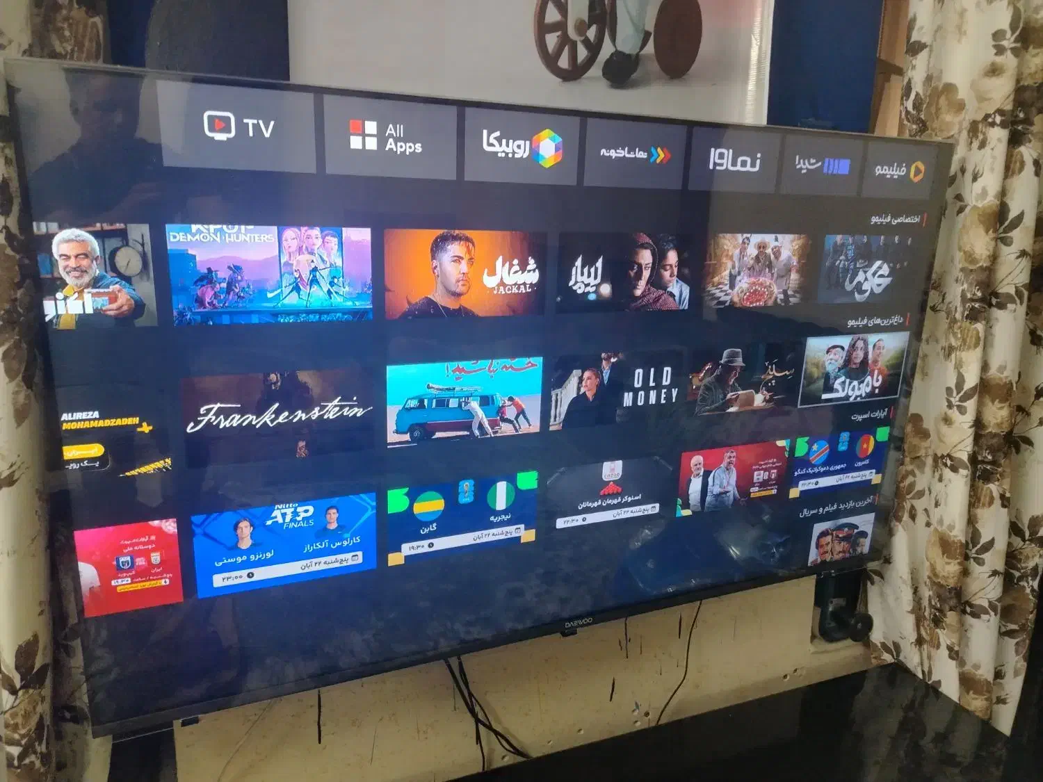 تلویزیون 65 اینچ|تلویزیون و پروژکتور|بوشهر, |دیوار