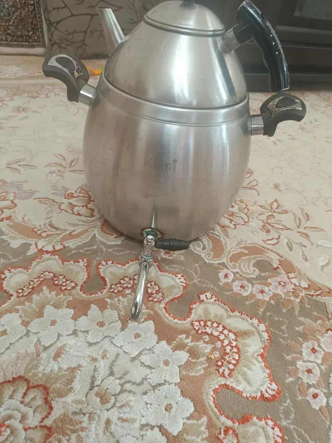 کتری قوری نقره ای استیل زیرقیمت|قوری، کتری، قهوه‌ساز دستی|تهران, تهرانپارس شرقی|دیوار