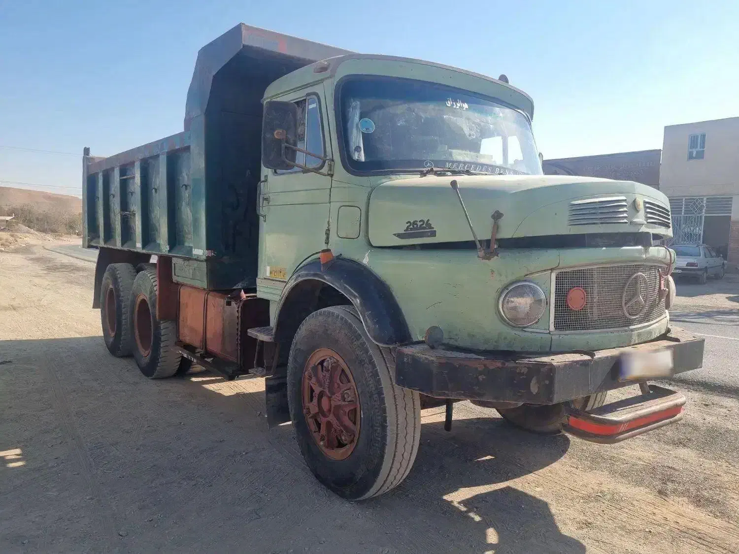 بنز ده چرخ فابریک مدل ۱۳۶۶|خودرو سنگین|فولادشهر, زاینده رود|دیوار