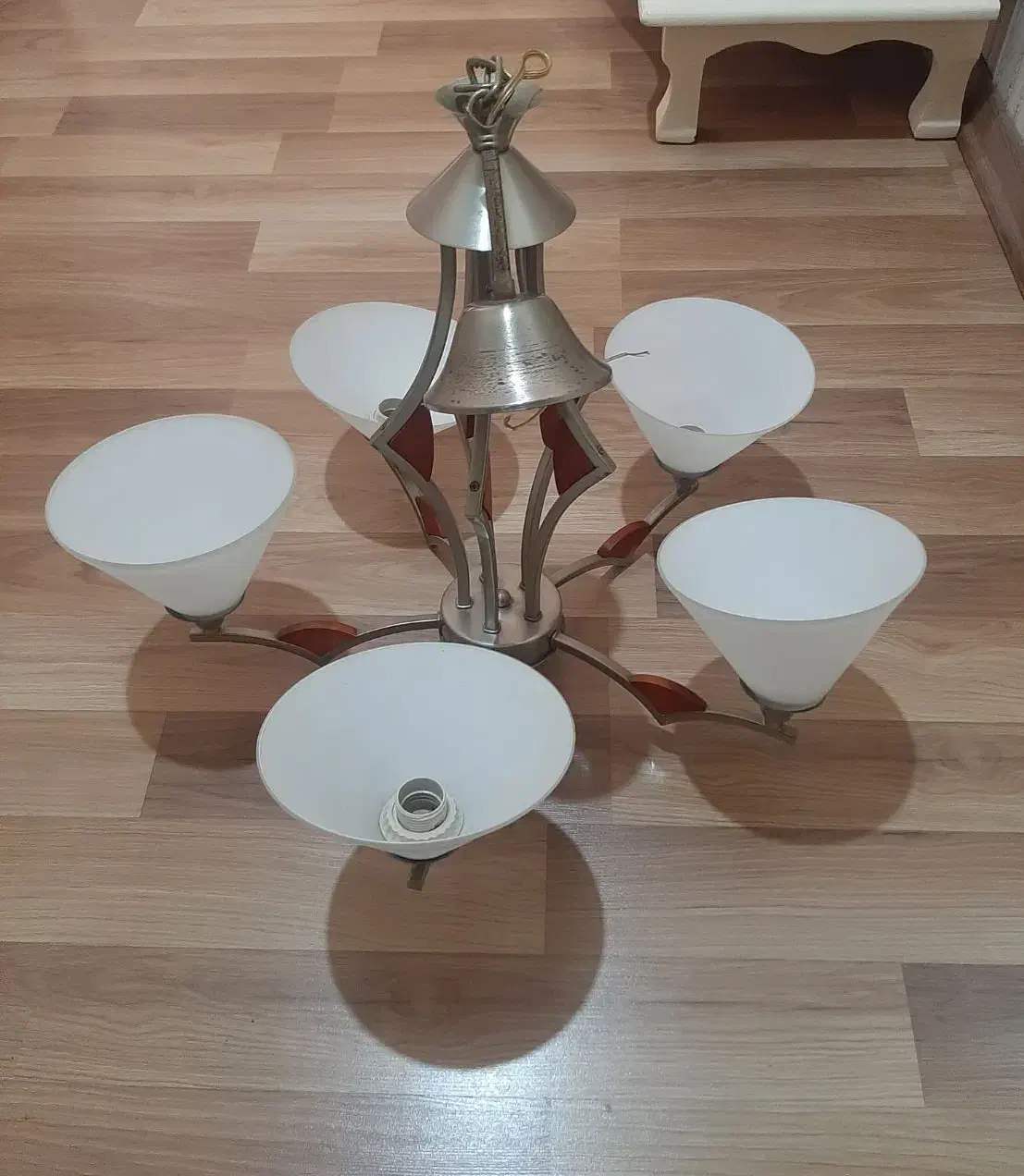 لوستر ۵ شاخه|لوستر و چراغ آویز|اردبیل, |دیوار