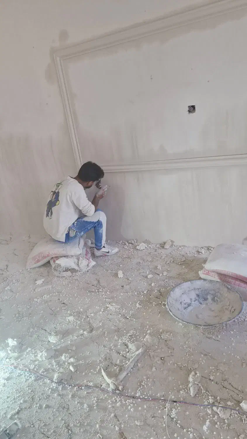 گچ‌کاری گچ بری ابزار سفید کار|خدمات پیشه و مهارت|مشهد, رده|دیوار