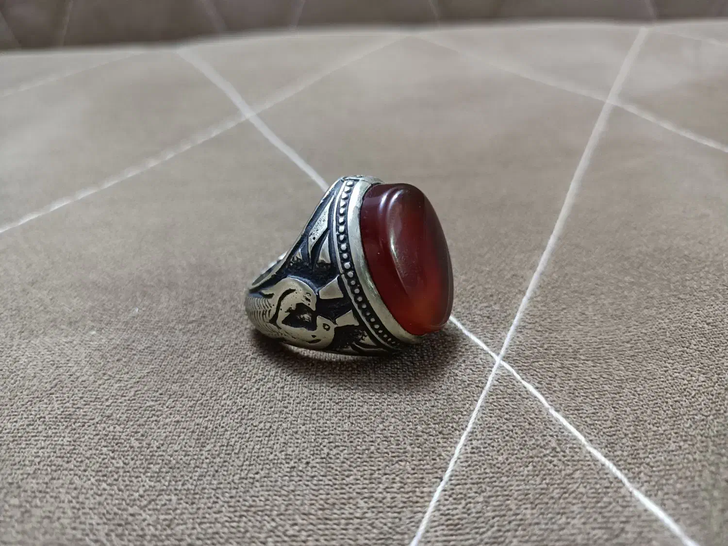 انگشتر عقیق مردانه|جواهرات|مشهد, کوی دروی|دیوار