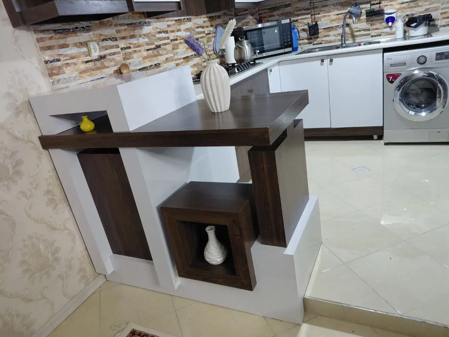 میز جزیره|مصالح و تجهیزات ساختمان|گلبهار, شهر جدید گلبهار|دیوار