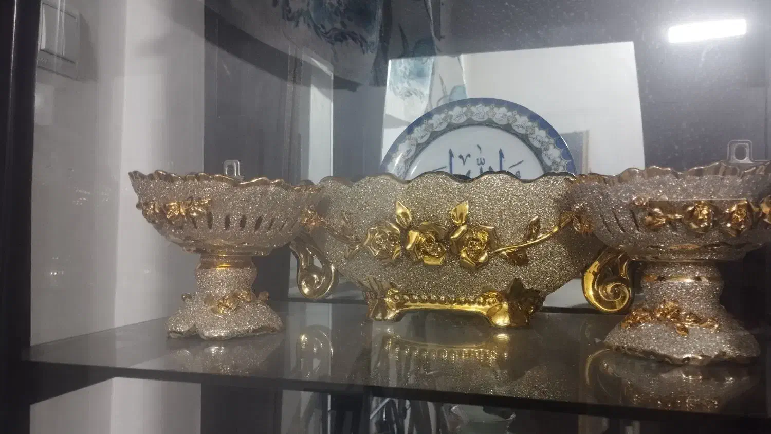 دکوری طلایی|ظروف سرو و پذیرایی|مشهد, کلاته برفی|دیوار