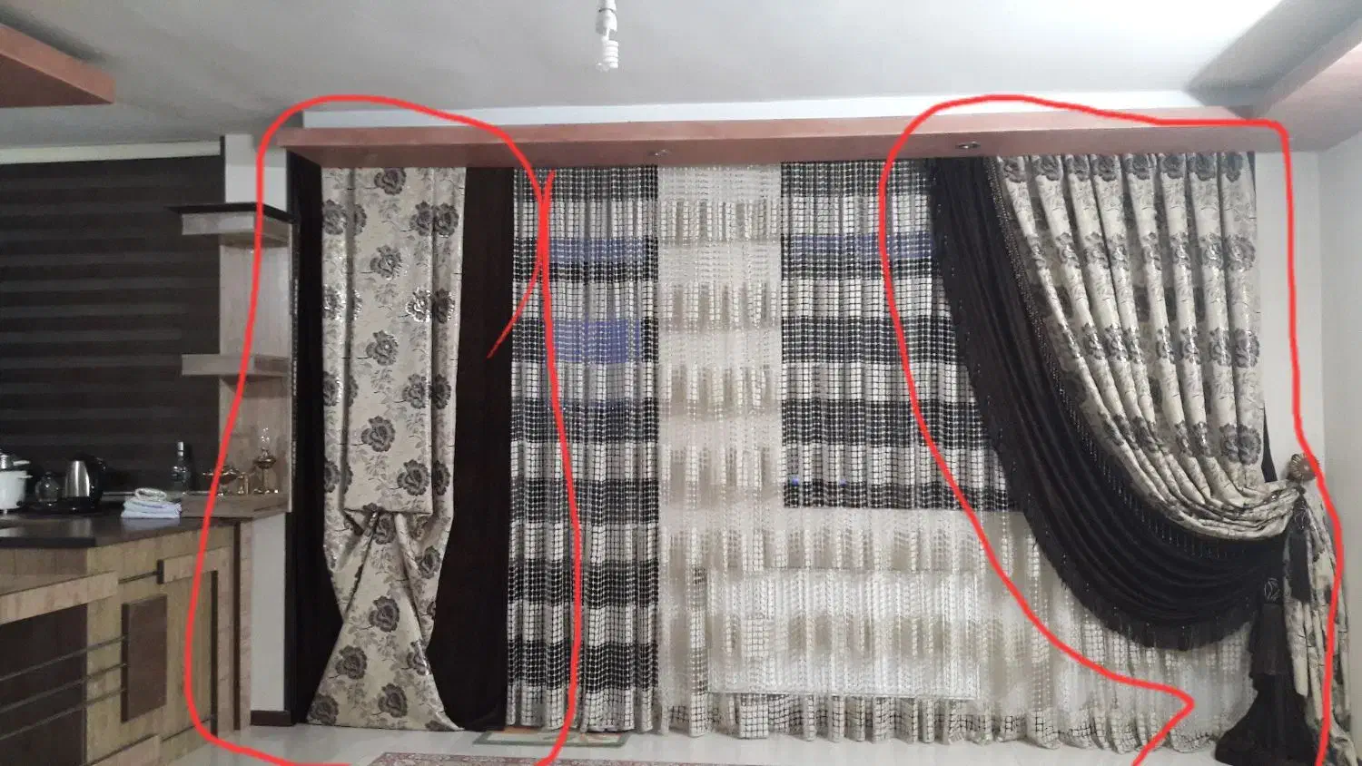 یالان پرده|پرده، رانر، رومیزی|شاهینشهر, شیخ بهایی|دیوار