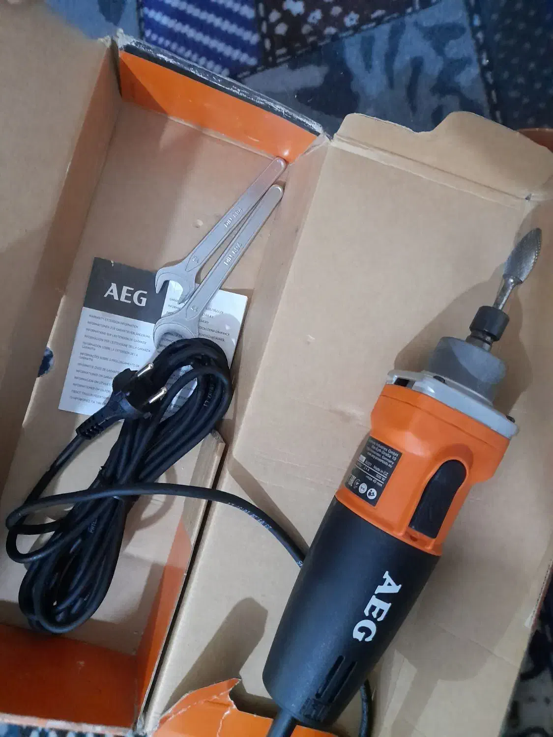 سنگ انگشتی AEG فروش فوری ۸و۵۰۰|ابزارآلات|ایذه, |دیوار