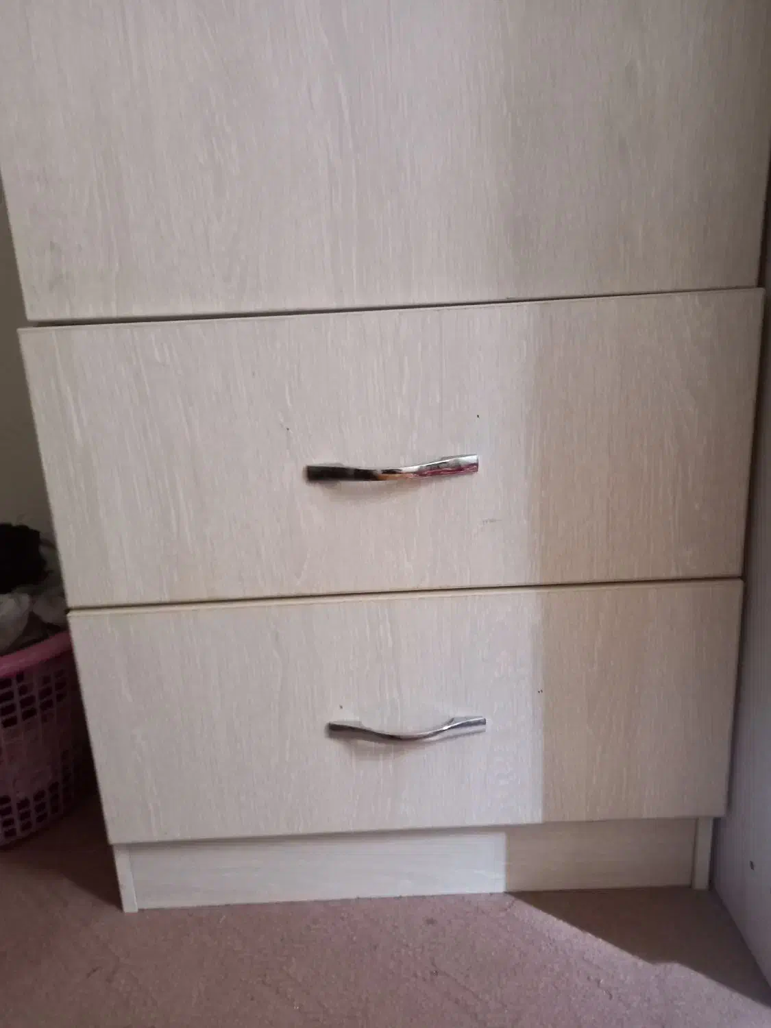 کمد ام دی اف لباس با باکس  دوتیکه درحدنو|جاکفشی، کمد، دراور|رباط‌کریم, مسکن مهر آبشناسان|دیوار