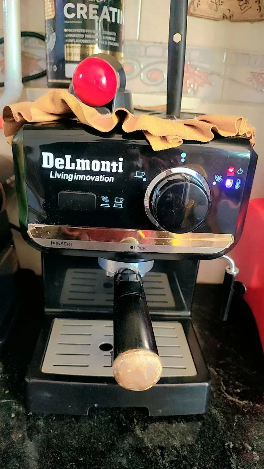 قهوه ساز دلمنتی 20بارفروش فوری|سماور، چای‌ساز، قهوه‌ساز|خاش, |دیوار