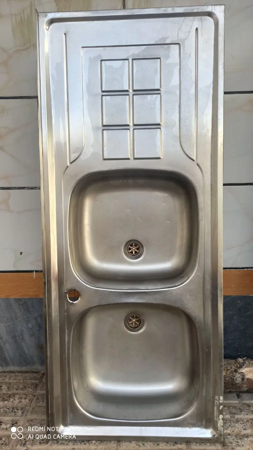 سینک|آب‌چکان و نظم‌دهنده ظروف|بن, |دیوار