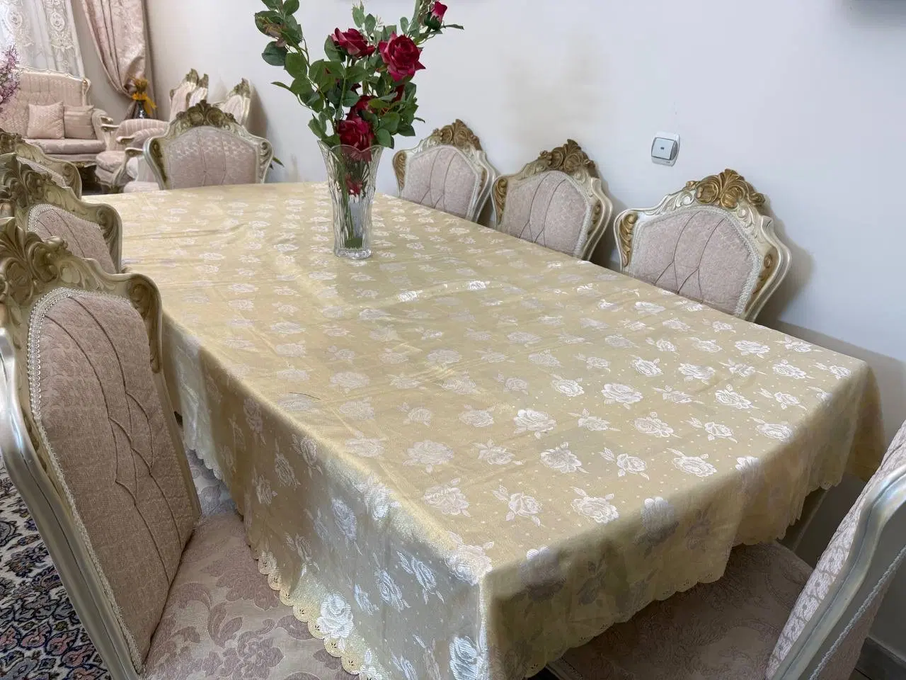 مبل و میز نهارخوری ۸ نفره|مبلمان خانگی و میز عسلی|تهران, آسمان|دیوار