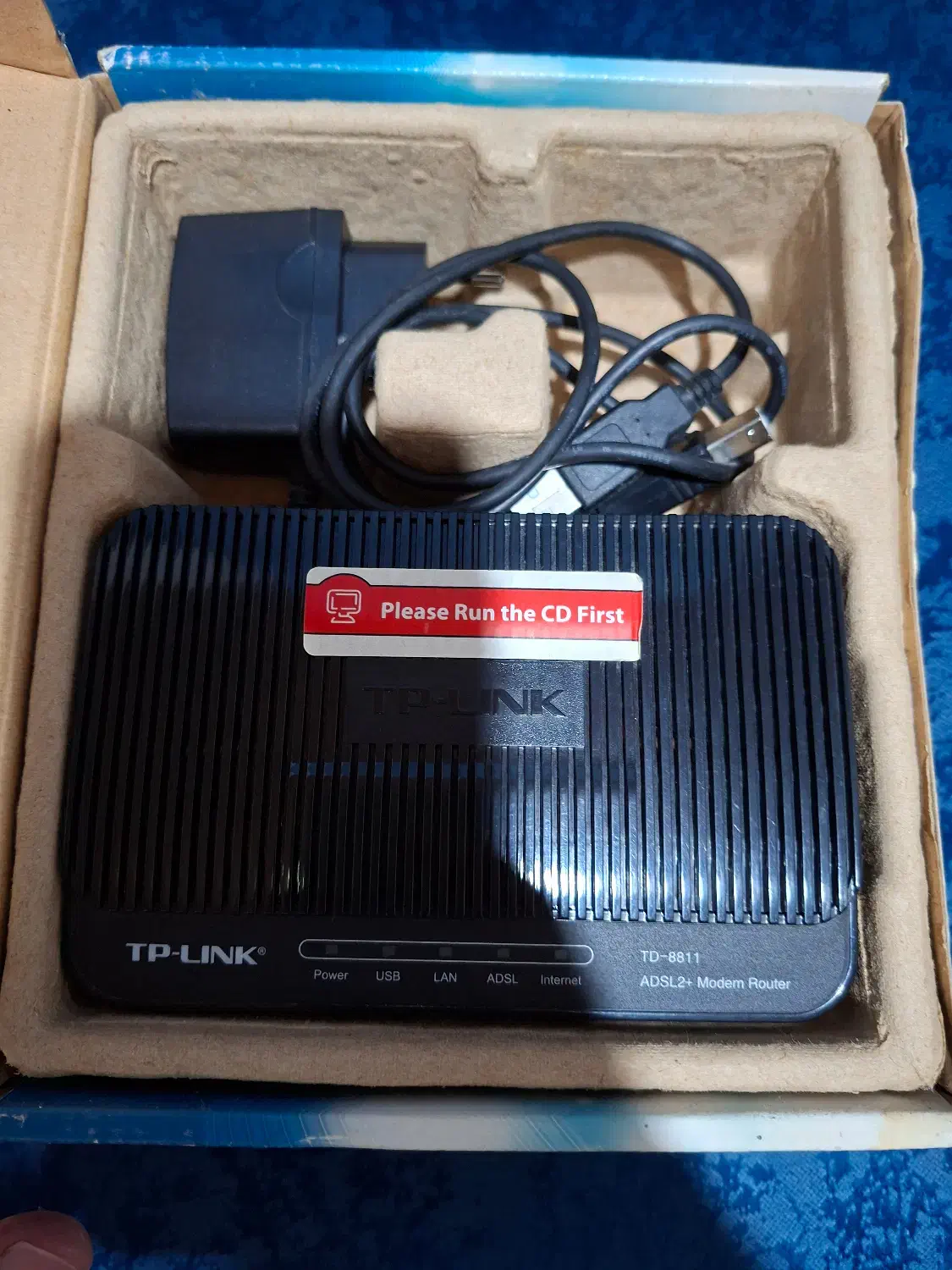 مودم tp-link غیر وای فای غیر سیمکارتی|مودم و تجهیزات شبکه|کلاچای, |دیوار