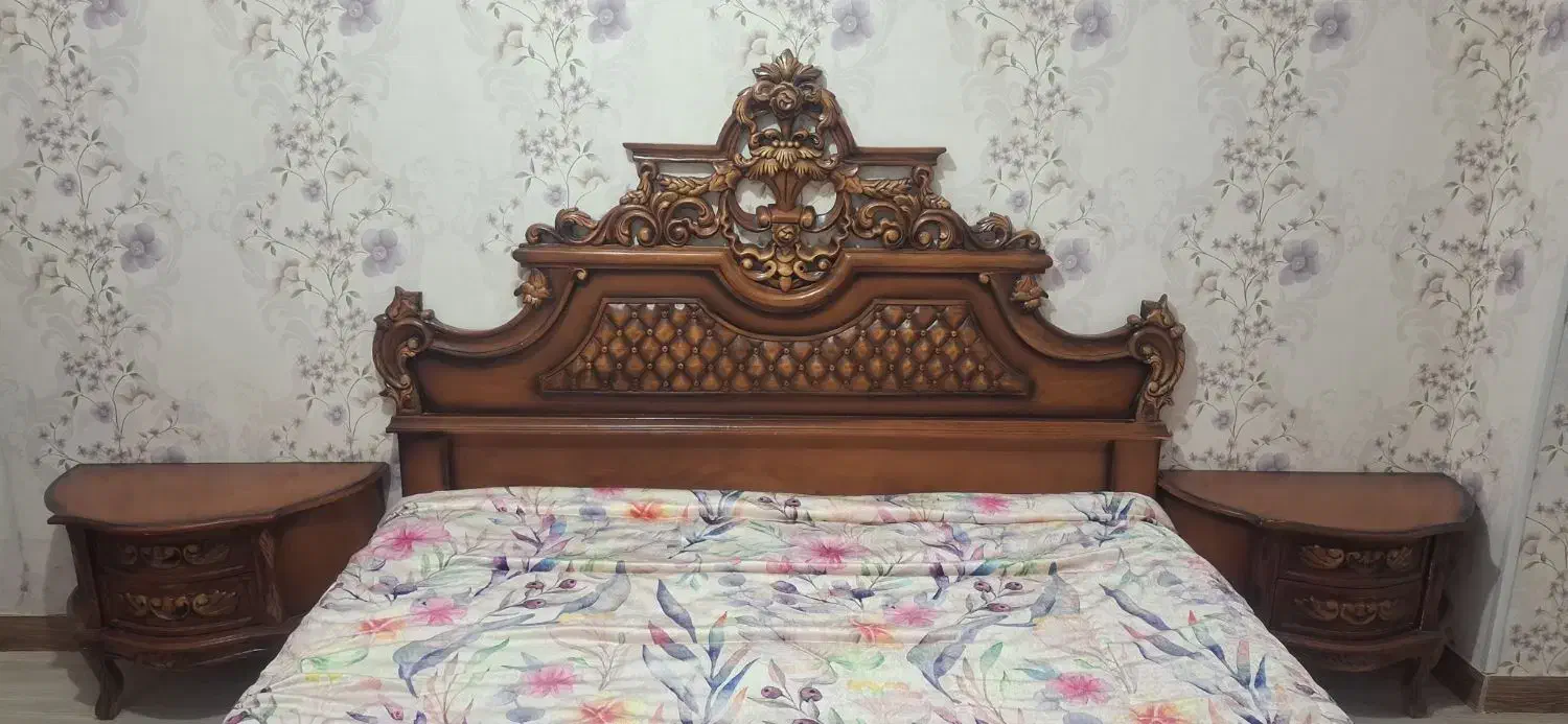 سرویس خواب دو نفره|تخت و سرویس خواب|قزوین, |دیوار