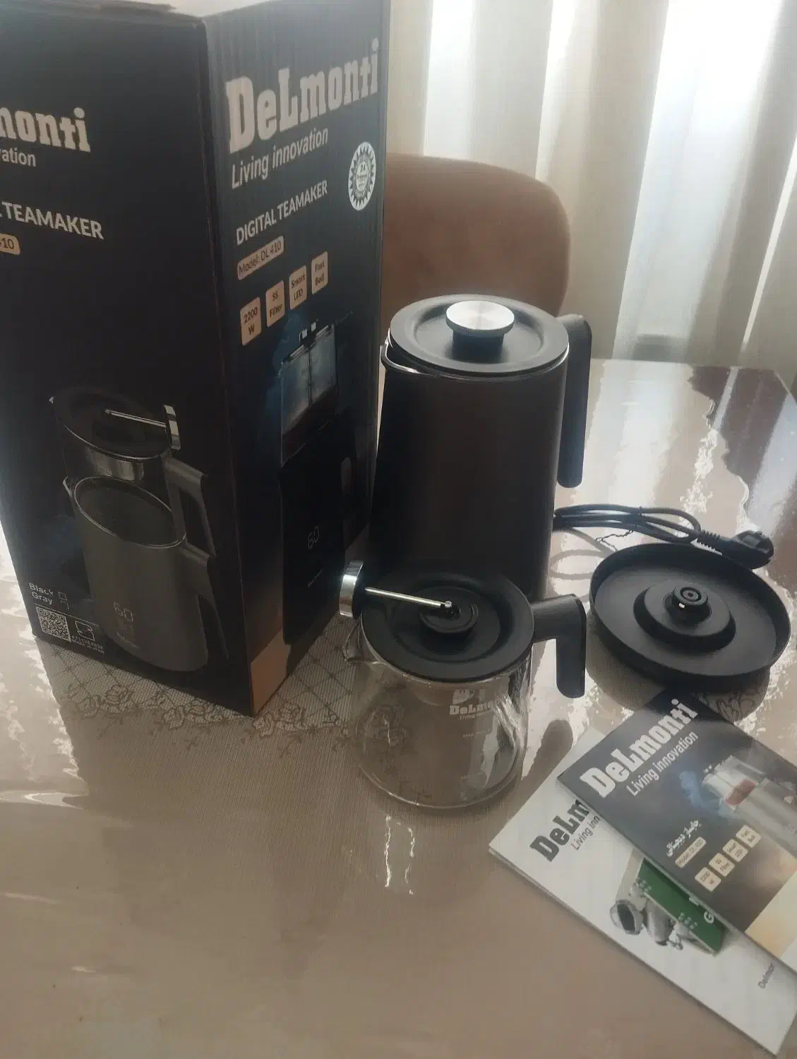 چایساز دلمونتی،نو|سماور، چایساز، قهوهساز|رباطکریم, پرندک|دیوار