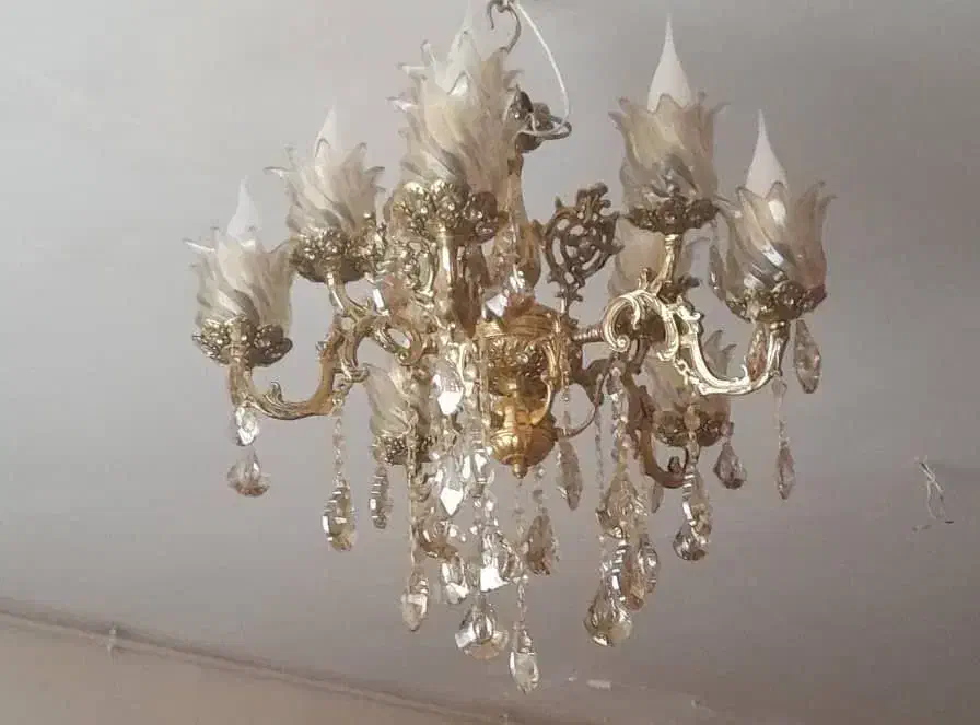 لوستر|لوستر و چراغ آویز|اراک, |دیوار