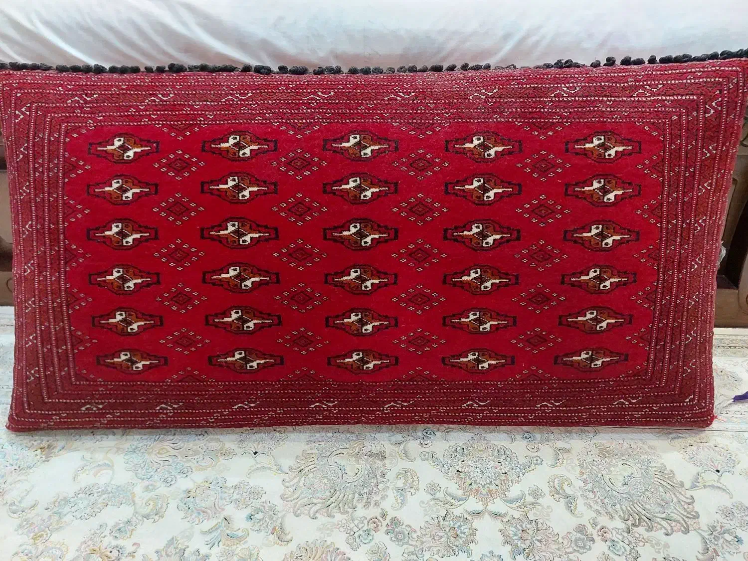 دو عدد پشتی دستباف کرک  اعلاء طرح ترکمن|پشتی|تهران, صادقیه|دیوار