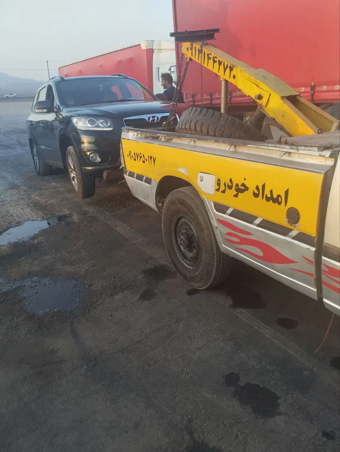 یدک کش و خودرو بر شبانه روزی|خدمات حمل و نقل|بم, |دیوار