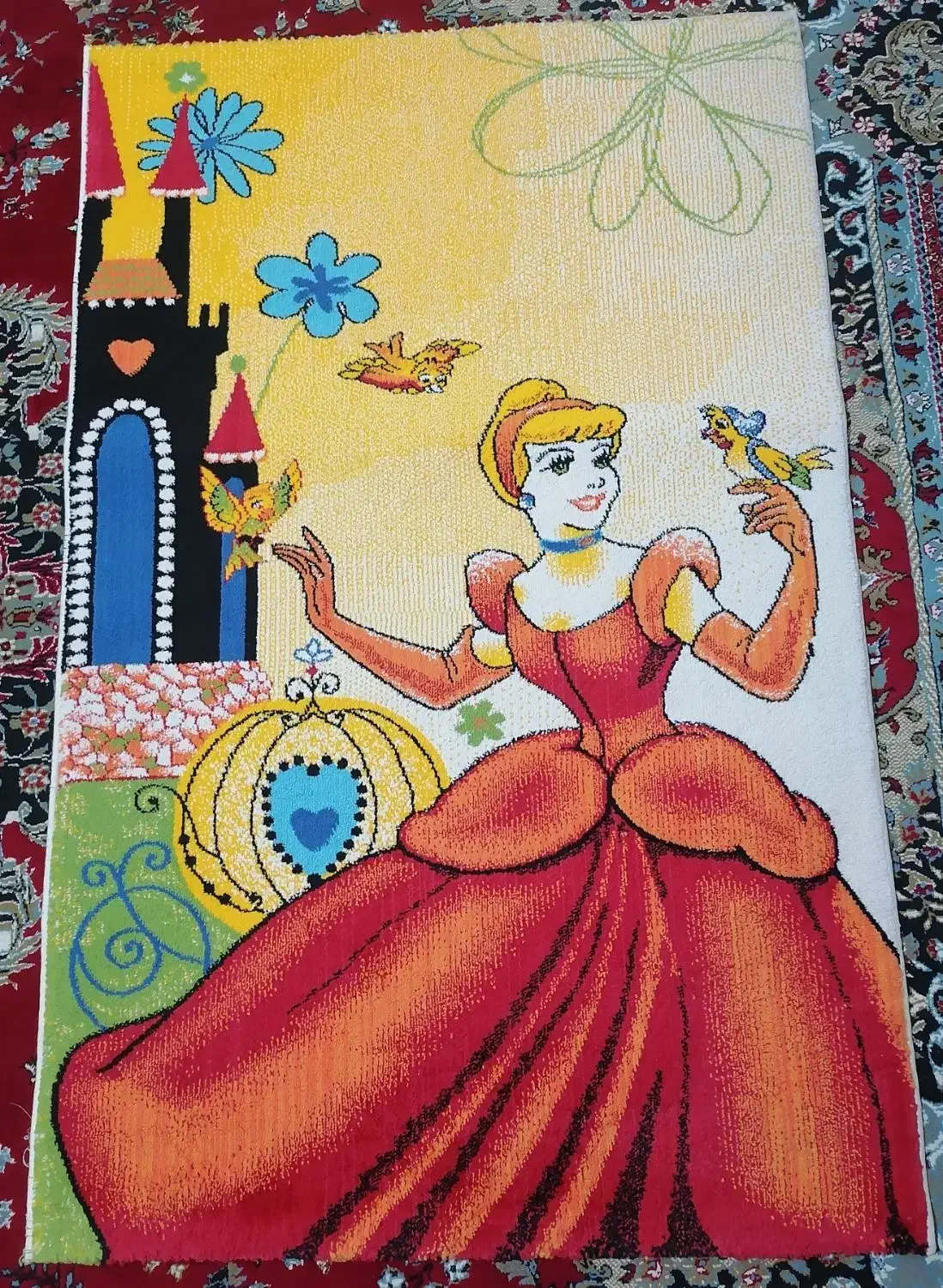 دوتا قالیچه دخترانه ویه پادری|فرش|پاکدشت, پاکدشت (مامازند)|دیوار