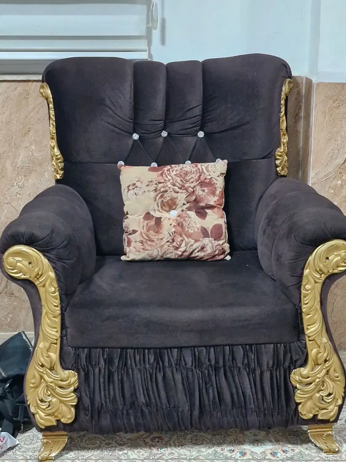 مبل 7نفره سالم بدون پارگی|مبلمان خانگی و میز عسلی|سنگر, |دیوار