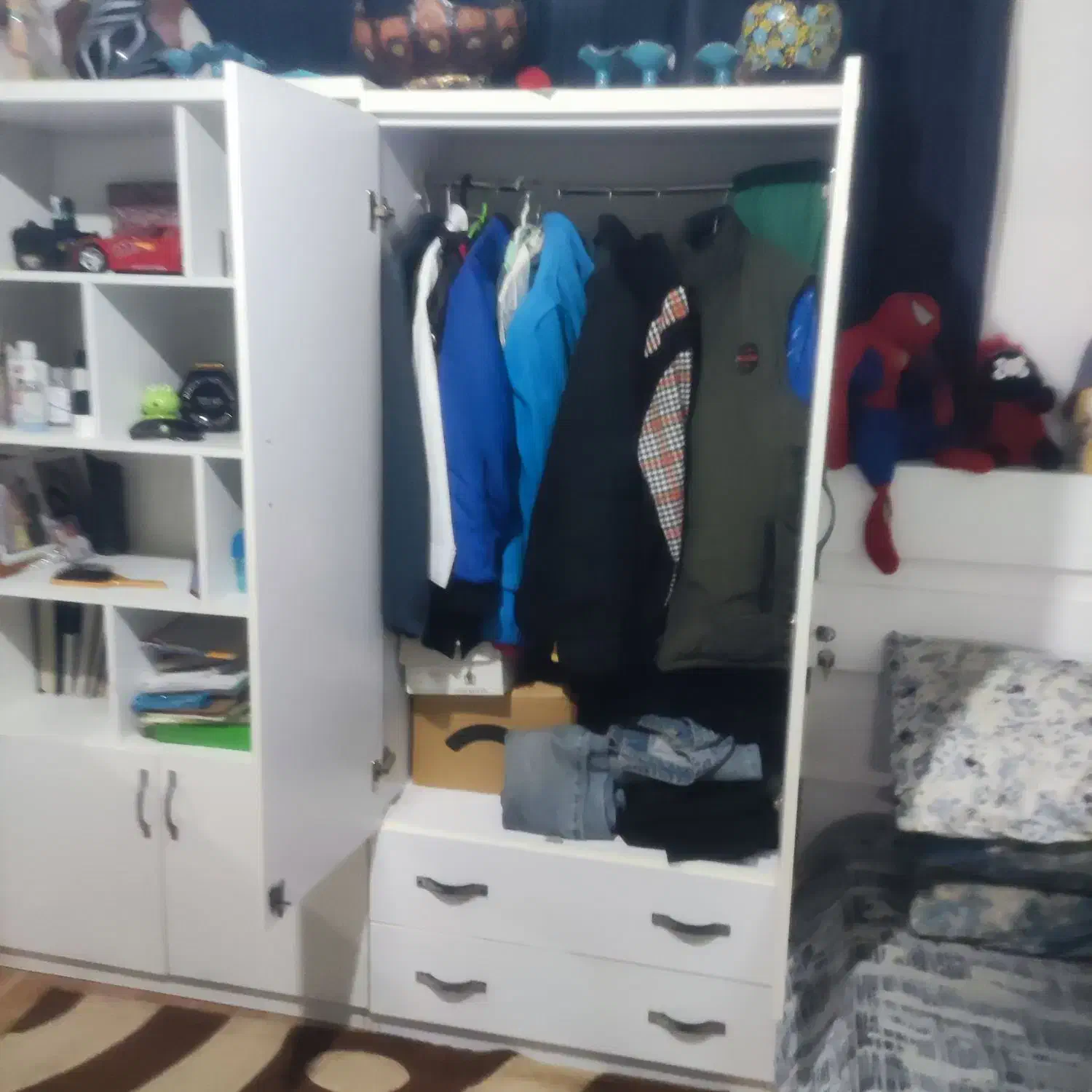 سرویس خواب یک نفره با کتاب خانه|تخت و سرویس خواب|تهران, جوادیه|دیوار