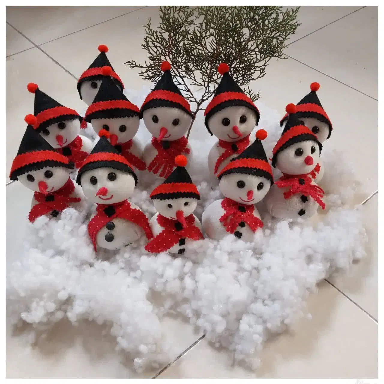 آدم برفی سفره یلدا|صنایع دستی و سایر لوازم تزئینی|اصفهان, سرچشمه|دیوار