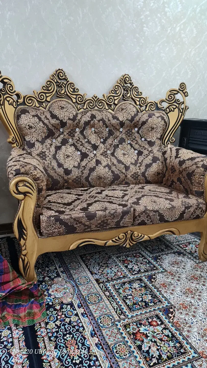 مبل سلطنتی|مبلمان خانگی و میز عسلی|سنندج, |دیوار