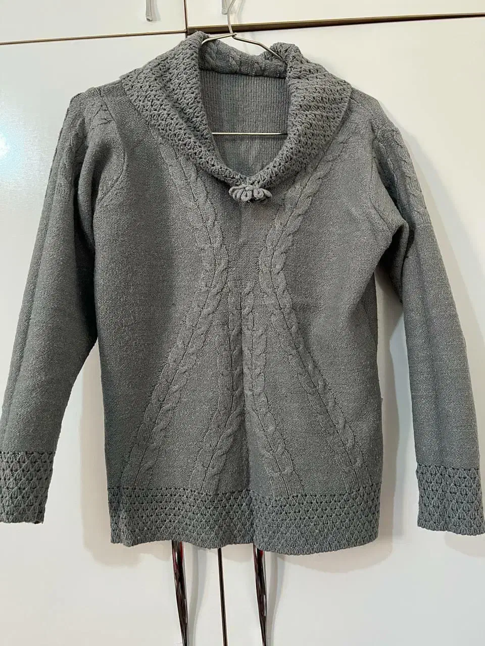 بلوزبافت ترک زنونه رنگ  طوسی درحدنو|لباس|ارومیه, |دیوار