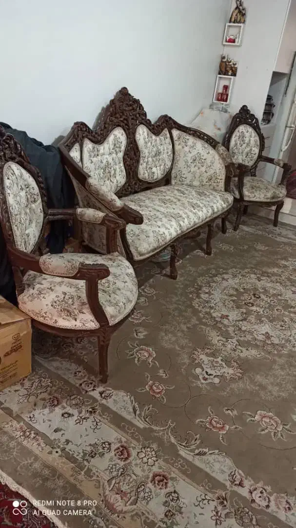 مبل چوبی مدل فرحی محکم کار دست وپرکارمبل|مبلمان خانگی و میز عسلی|تهران, وحیدیه|دیوار